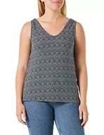 Koszulki i topy damskie - ICHI Damska koszulka IHLISA TO7 na ramiączkach/Cami Shirt, 200896/Total Eclipse Dot, M, 200896/Total Eclipse Dot, M - miniaturka - grafika 1