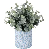 Sztuczne kwiaty - Sukulent w doniczce 23 cm jasnozielony - miniaturka - grafika 1