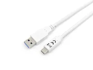 Kable komputerowe i do monitorów - Equip 128363 kabel USB 1 m USB 3.2 Gen 1 (3.1 Gen 1) USB A USB C Biały - miniaturka - grafika 1