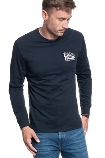 MĘSKA KOSZULKA LONGSLEVE LEE LS 70S LOGO TEE SKY CAPTAIN L62OFQHY 112114758 - Lee - Koszulki męskie - miniaturka - grafika 1