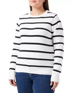 ALARY Damski sweter z dzianiny 15426730-AL01, biało-czarny, XXL, biały czarny, XXL - Swetry damskie - miniaturka - grafika 1