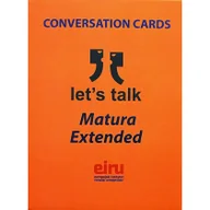 Pomoce naukowe - Karty konwersacyjne. Matura Extended - miniaturka - grafika 1