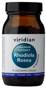 Viridian Rhodiola Rosea Maksymalna moc 90 kapsułek - Suplementy naturalne - miniaturka - grafika 1