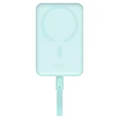 Powerbanki - Baseus Magnetic Mini 10000mAh 20W MagSafe Miętowy - miniaturka - grafika 1