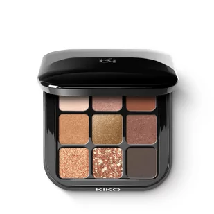 KIKO Milano Glamour Multi Finish Eyeshadow Palette paleta 9 cieni do powiek o różnym wykończeniu 02 Sunset Vibes - Palety i zestawy do makijażu - miniaturka - grafika 1