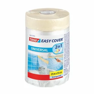 Folia z taśmą malarską Easy Cover UNIVERSAL 25m:550mm tesa® - Folie i taśmy malarskie - miniaturka - grafika 1