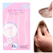 Akcesoria obuwnicze - Silikonowe zapiętki do butów bezbarwne wkładki na obtarcia samoprzylepne - miniaturka - grafika 1