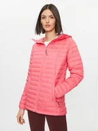 Odzież trekkingowa damska - Columbia Kurtka puchowa Silver Falls™ Hooded Jacket Czerwony Regular Fit - miniaturka - grafika 1