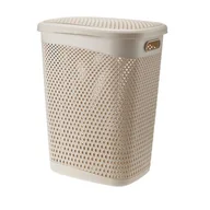 Kosze na bieliznę - Kosz na bieliznę 55 l Orion 02893 beż - miniaturka - grafika 1