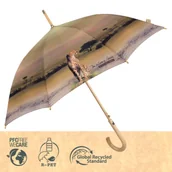 Parasole - Parasol długi Perletti Eco Green Pantera, odcień brązu - miniaturka - grafika 1
