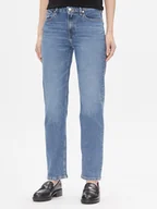 Spodnie damskie - Tommy Hilfiger Jeansy Classic Straight Rw Mel WW0WW40634 Niebieski Straight Leg - miniaturka - grafika 1