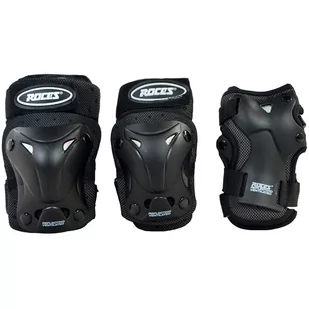 Roces Ochraniacze na roces chłopcy 3 Pack ventilat, czarny 301352-001_001_SJR - Ochraniacze - miniaturka - grafika 1