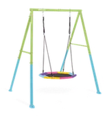 Place zabaw - Huśtawka ogrodowa Spodek, bocianie gniazdo kolorowa Intex 44111 - miniaturka - grafika 1