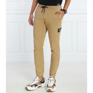 CALVIN KLEIN JEANS Spodnie jogger | Skinny fit - Spodnie męskie - miniaturka - grafika 1