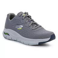 Buty sportowe męskie - Buty Skechers Arch Fit Infinity Cool M 232303-GRY szare - miniaturka - grafika 1