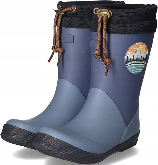 BISGAARD KALOSZE DZIECIĘCE Z OCIEPLENIEM WSUWANE 22 JŁA