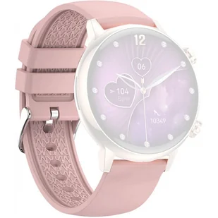 Pasek Rubicon do modelu RNCF09 różowy 18 mm - Akcesoria do zegarków - miniaturka - grafika 1