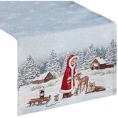 Ozdoby bożonarodzeniowe - Eurofirany, Obrus gobelinowy, GOB/CHO/1154/ŚW 45x140 +/-5% NATU - miniaturka - grafika 1