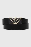 Paski - Emporio Armani pasek damski kolor czarny - miniaturka - grafika 1