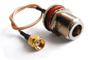Pigtaile światłowodowe - Pigtail N/ż - RP-SMA/m (20 cm) - miniaturka - grafika 1