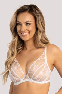 Biustonosz miękki Unikat Rubi biały - Biustonosze - miniaturka - grafika 1