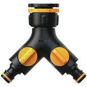 Inne akcesoria do nawadniania - Fiskars Przyłącze Kranowe Podwójne Rozdzielacz Multi Fiskars 1027061 1027061 - miniaturka - grafika 1