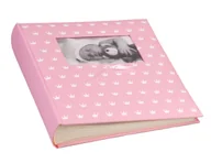 Albumy fotograficzne - Album Dziecięcy Na Zdjęcia Wklejane 40 Stron Różowy - miniaturka - grafika 1