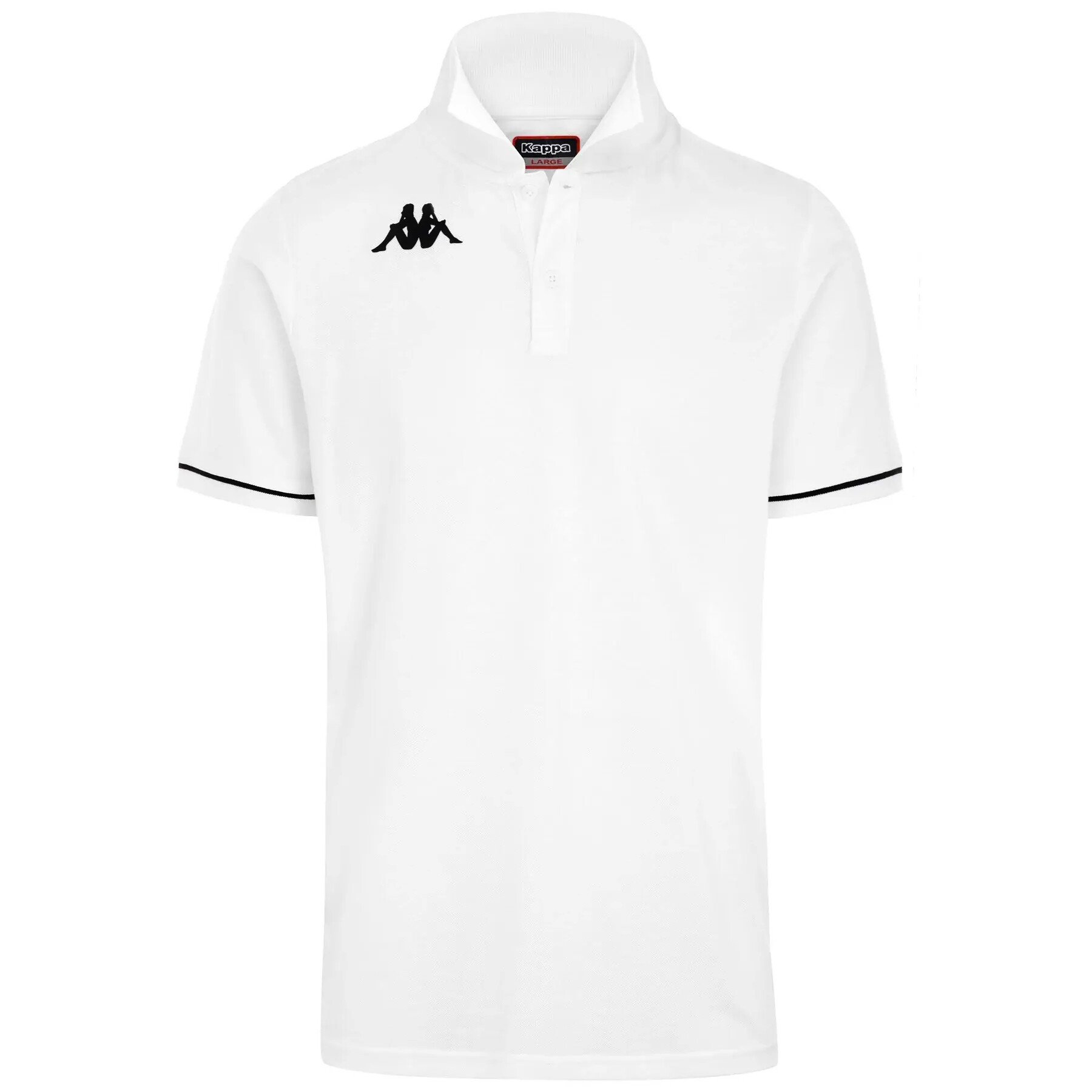 Koszulka męska Kappa BARLI White/Black XL