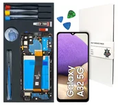 Części serwisowe do telefonów - WYŚWIETLACZ LCD DO SAMSUNG GALAXY A32 5G RAMKA ZESTAW WYMIANA WYŚWIETLACZA - miniaturka - grafika 1