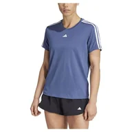 Koszulki i topy damskie - adidas Damska koszulka Aeroready Train Essentials z 3 paskami - miniaturka - grafika 1