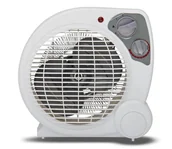 Ogrzewanie przenośne - ZEFIR Wentylator z grzałką 1000/2000W/230V biały - miniaturka - grafika 1