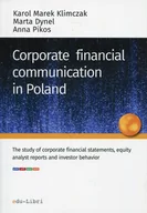 Historia Polski - Klimczak Karol Marek, Dynel Marta, Pikos Anna Corporate financial communication in Poland - miniaturka - grafika 1