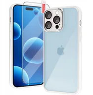 Etui i futerały do telefonów - Etui do iPhone 15 Pro WZMACNIANE CLEAR CASE Przeźroczyste + Szkło na ekran - miniaturka - grafika 1