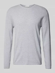 Sweter o kroju regular fit z fakturowanym wzorem - Swetry męskie - miniaturka - grafika 1