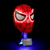 Klocki - Oświetlenie LED Super Heroes Maska Spider-Mana 76285 - miniaturka - grafika 1