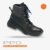 Obuwie robocze - TRZEWIKI ZAWODOWE BEZ PODNOSKA PPO STRZELCE OPOLSKIE MODEL 016, PN-EN ISO 20347, O1, FO, CI, SRC - miniaturka - grafika 1