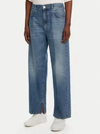 Spodnie damskie - PINKO Jeansy Lovely 104600 Niebieski Loose Fit - miniaturka - grafika 1