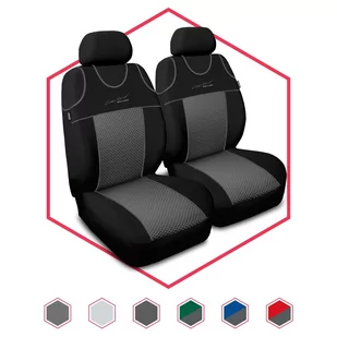 Uniwersalne koszulki samochodowe przód 1+1 Limited P3 - Pokrowce na fotele - miniaturka - grafika 1