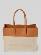 Torebki damskie - Torba shopper z wyhaftowanym logo model ‘MYRTHA’ - miniaturka - grafika 1