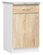 Szafki kuchenne - Dolna szafka kuchenna z blatem dąb sonoma 50 cm F0-P96 - miniaturka - grafika 1