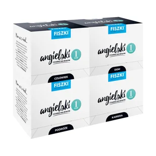 Zestaw Fiszek Ilustrowanych – Angielski – krok 1 (A1) - Książki do nauki języka angielskiego - miniaturka - grafika 1