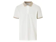 Koszulki męskie - LIVERGY® Koszulka polo męska z bawełny (Biały, L (52/54)) - miniaturka - grafika 1