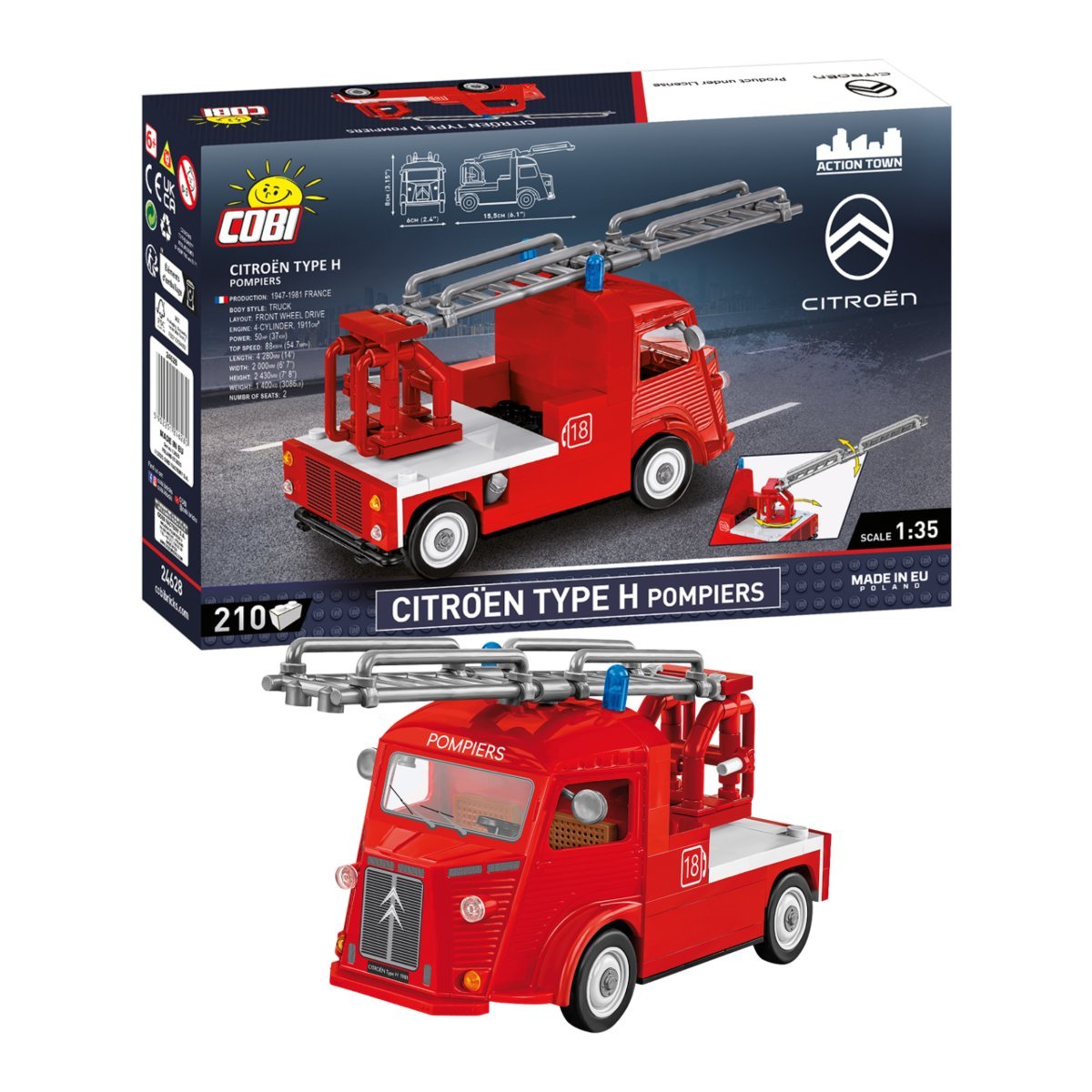 CITROEN /24628/ TYPE H(1947-81) POMPIERS 203 KL.