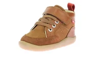 Botki damskie - Kickers Chłopiec Unisex Kinder FRELINI Botki, 21 EU, br?zowy, 21 EU - miniaturka - grafika 1