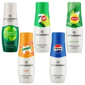 Syropy i koncentraty owocowe - SODASTREAM Mojito+Mirinda+7Up+Pepsi+ Lipton Green Tea syropy do saturatora - miniaturka - grafika 1