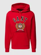 Bluzy męskie - Bluza z kapturem i wyhaftowanym logo model ‘CREST’ - miniaturka - grafika 1