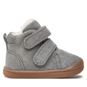 Buty dla dziewczynek - Kozaki Primigi 6906744 Szary - miniaturka - grafika 1