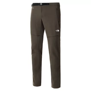 Spodnie sportowe męskie - Męskie spodnie The North Face Lightning Convertible taupe green - 36 - grafika 1