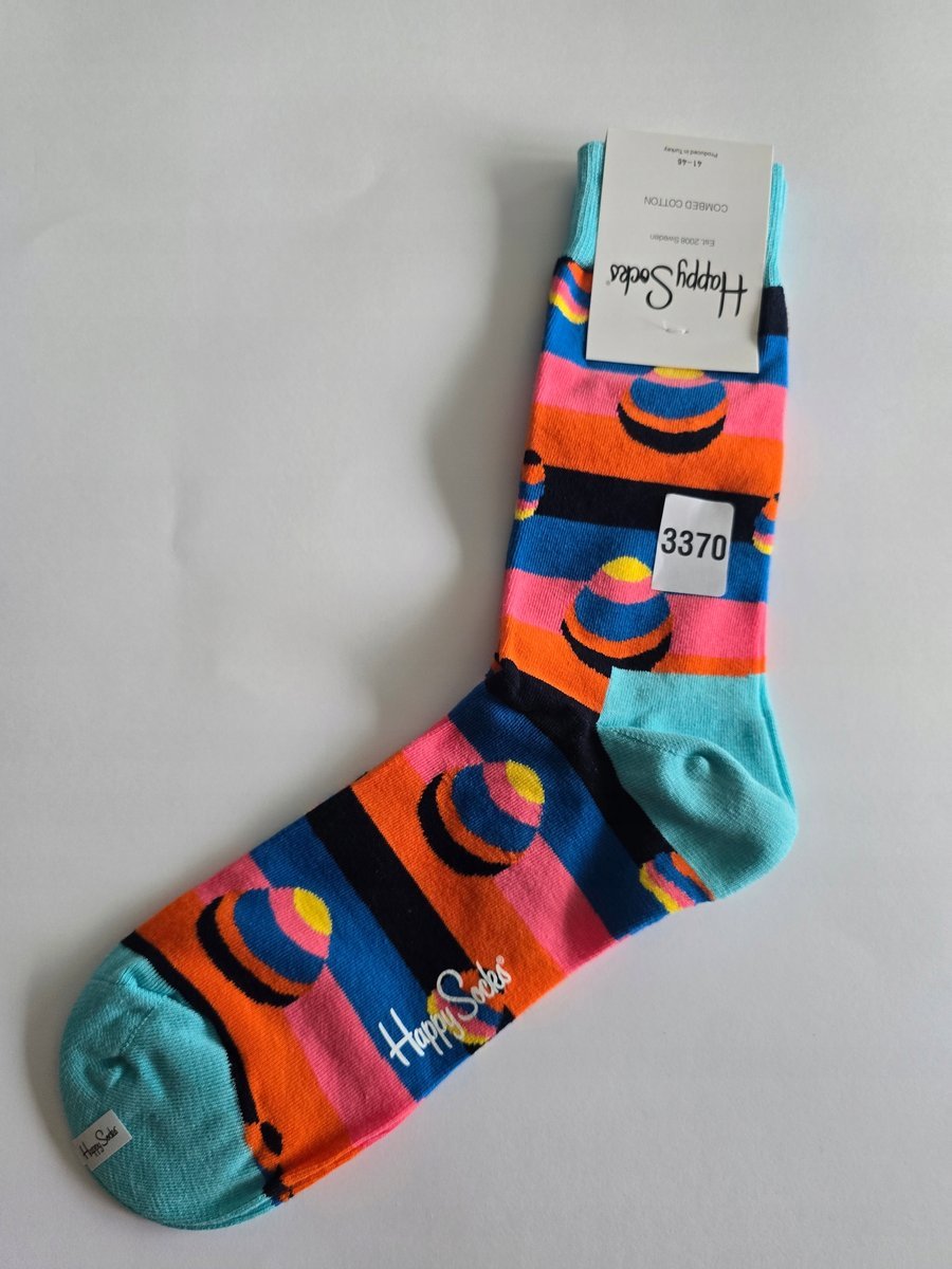 Kolorowe skarpety Happy Socks unisex rozmiar 41-46 (3370)