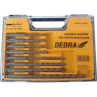 Akcesoria do elektronarzędzi - DEDRA Zestaw wierteł do betonu 5/6/x110 2x8x110 6/8/10x160 10x210 SDS Plus - miniaturka - grafika 1